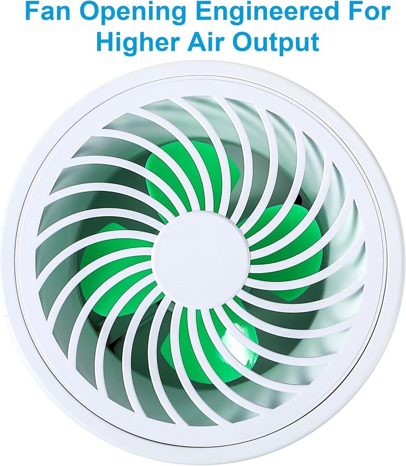 Makevivi RV Refrigerator Fan, Low Noise, 3000 RPM Motor for Efficient Circulation of Internal RV Fridge Cold Air, Longer Food Preservation Time,Easy On/Off Switch (Excluding Batteries) - Image 3